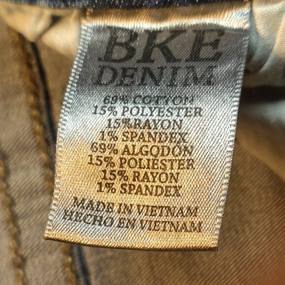 BKE Carter Straight Leg Distressed Denim Jeans Men's 36L - Picture 5 of 6